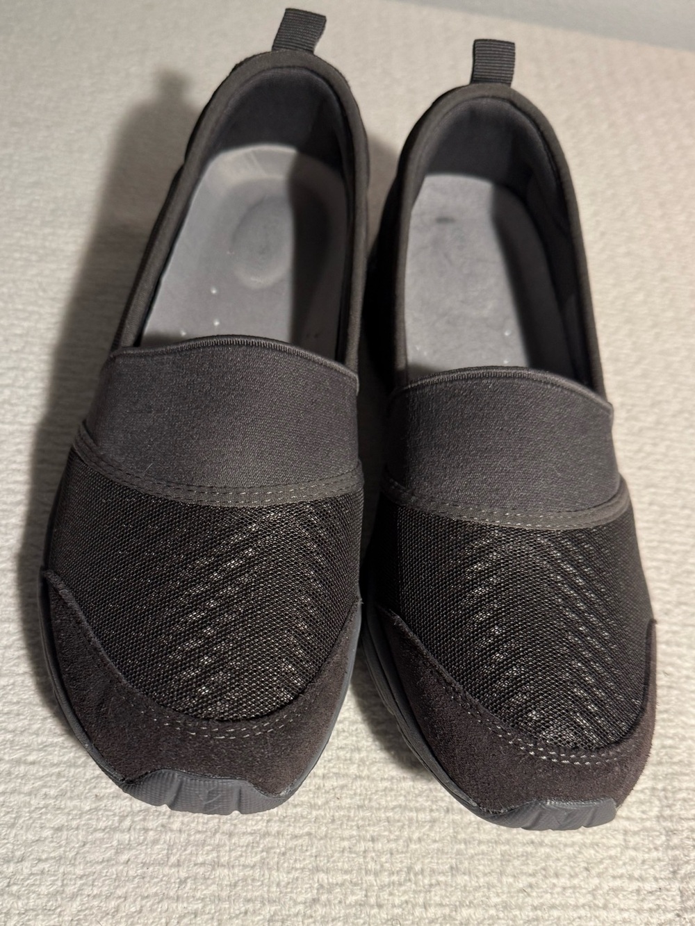 Easy Spirit Women's Gray Slip-On Sneakers